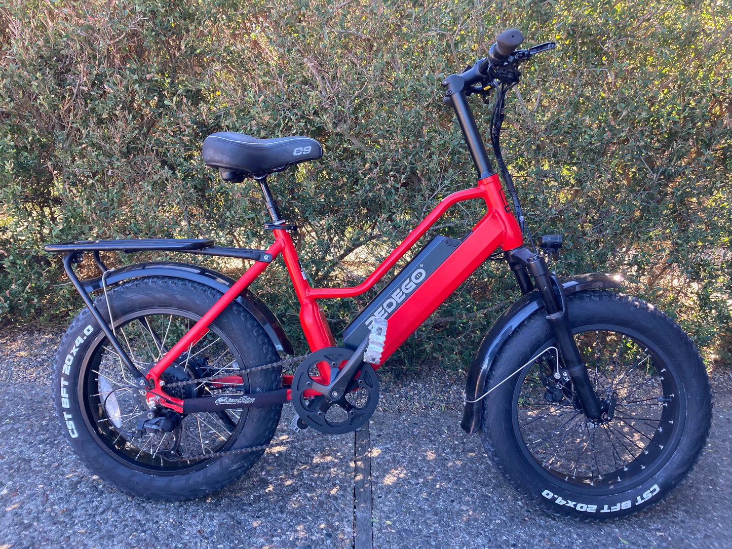Element V1, Red #0017, 500w 10.4Ah Susp. Fork, Rack, Lite