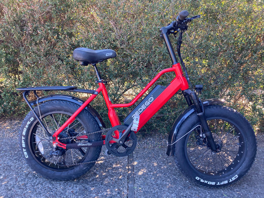 Element V1, Red #0017, 500w 10.4Ah Susp. Fork, Rack, Lite