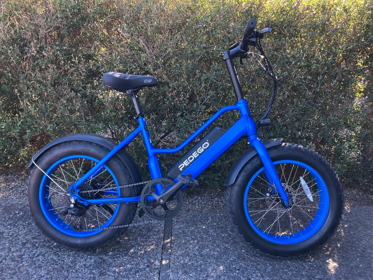 Element V1, Blue #0157, 500w 10.4Ah, Rack, Lite, Fenders