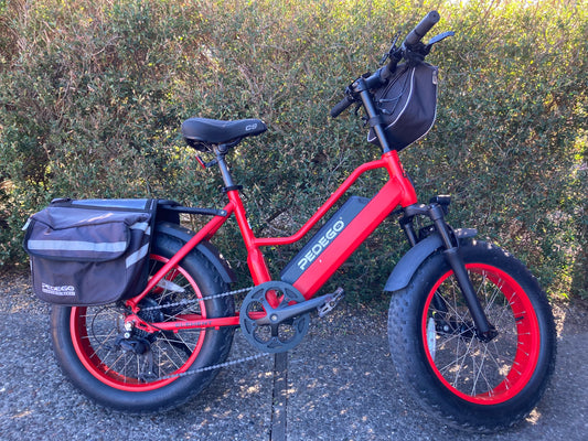 Element V1, Red #1682, 500w 10.4Ah Susp. Fork, Rack, Lite, Fenders