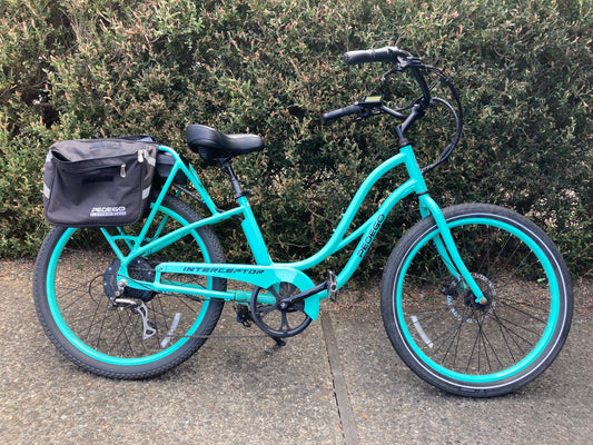 Interceptor 26" Step Thru Seafoam #8175,  749w, 17.5Ah