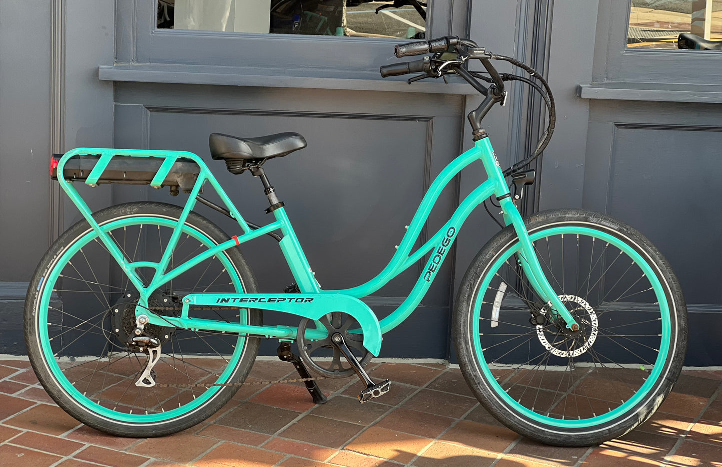 Interceptor 26" Step Thru Seafoam #8264, 749w, 17.5Ah