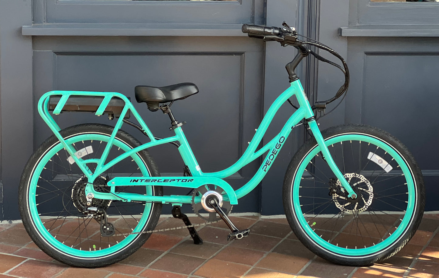 Interceptor 24" Step Thru Seafoam #9808, 500w, 15Ah