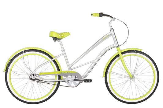 Haro Shoreliner ST Brushed Alloy 3 Speed Beach Cruiser
