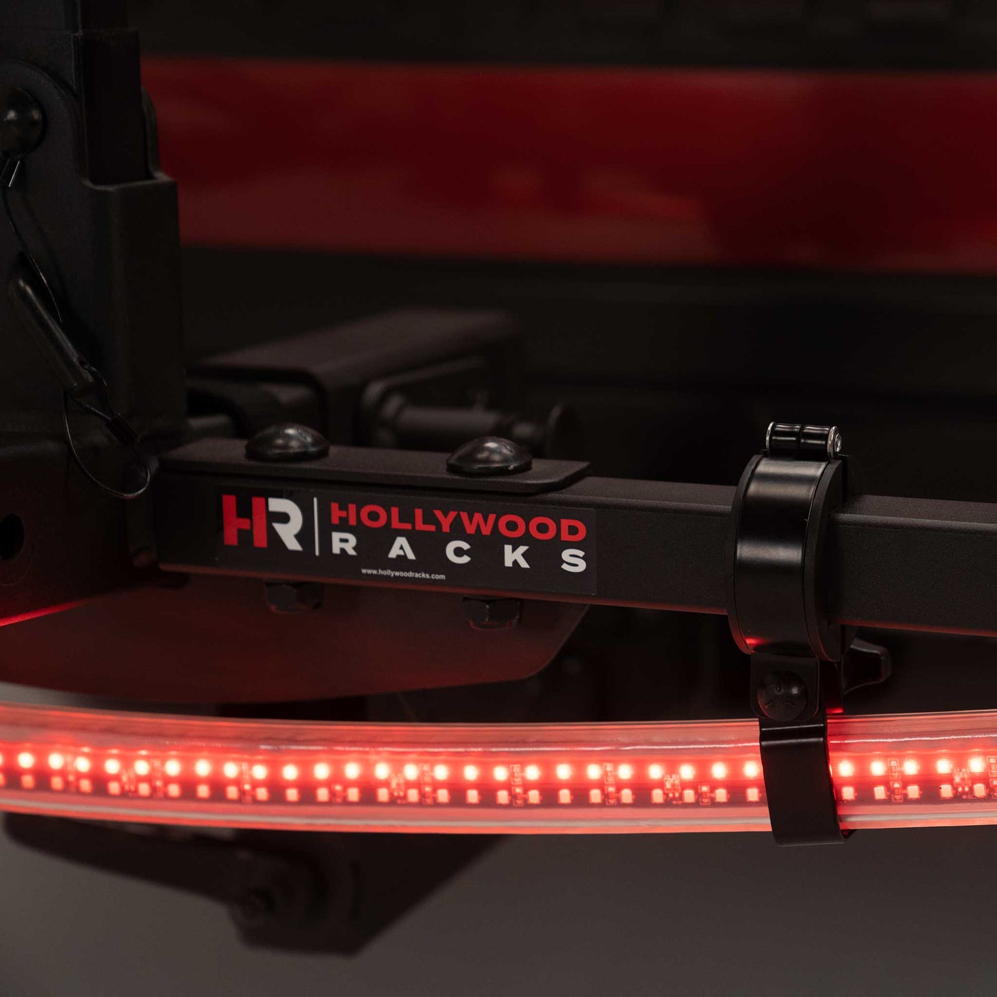 Safety Light Bar for Bike Racks