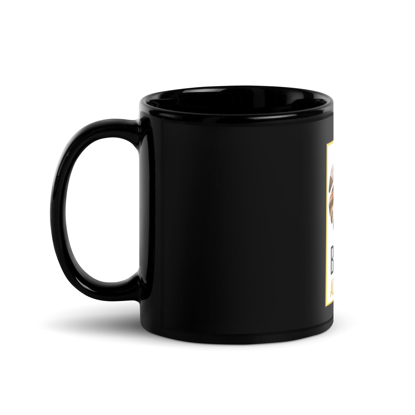 Big Sur Adventures Black Glossy Mug