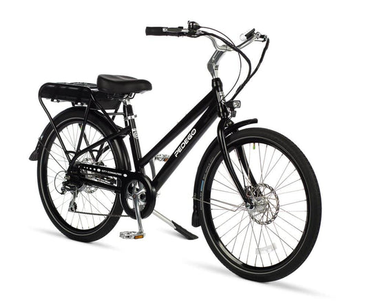 26" City Commuter Step Thru P749 - Black w/ Black Rims